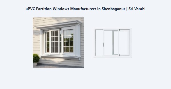 Best uPVC Partition Windows Manufacturers in Shenbaganur, Kodaikanal | Sri Varahi