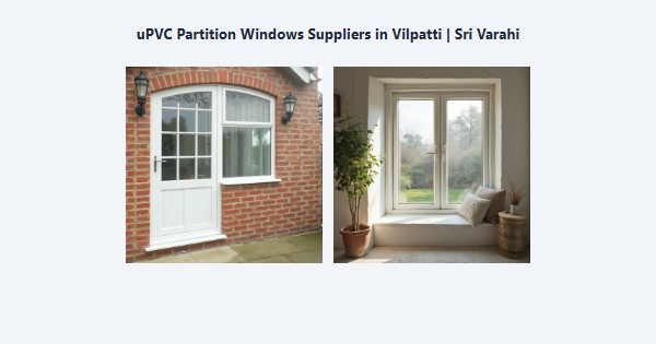 Best uPVC Partition Windows Suppliers in Vilpatti, Kodaikanal | Sri Varahi