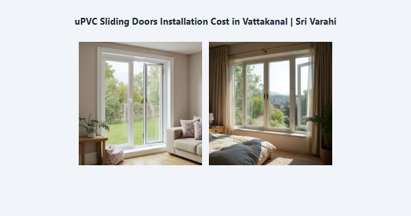 Best uPVC Sliding Doors Installation Cost in Vattakanal, Kodaikanal | Sri Varahi