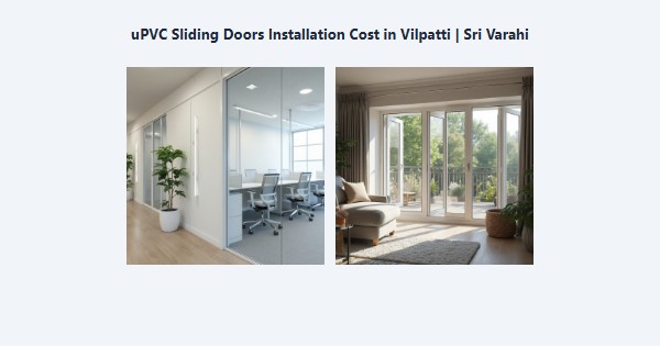 Best uPVC Sliding Doors Installation Cost in Vilpatti, Kodaikanal | Sri Varahi