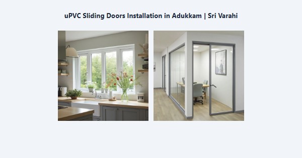 Best uPVC Sliding Doors Installation in Adukkam, Kodaikanal | Sri Varahi