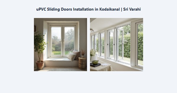Best uPVC Sliding Doors Installation in Kodaikanal | Sri Varahi