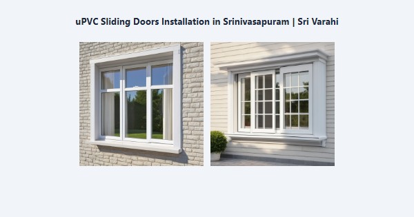 Best uPVC Sliding Doors Installation in Srinivasapuram, Kodaikanal | Sri Varahi