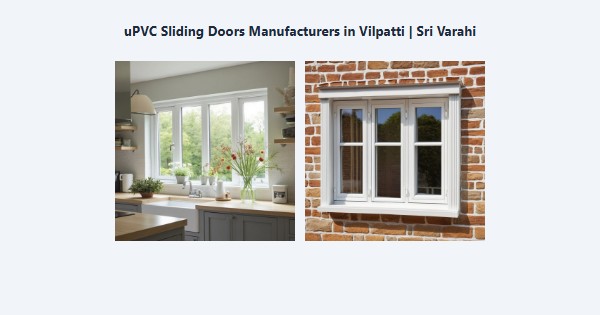 Best uPVC Sliding Doors Manufacturers in Vilpatti, Kodaikanal | Sri Varahi