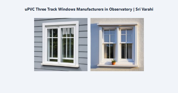Best uPVC Three Track Windows Manufacturers in Observatory, Kodaikanal | Sri Varahi