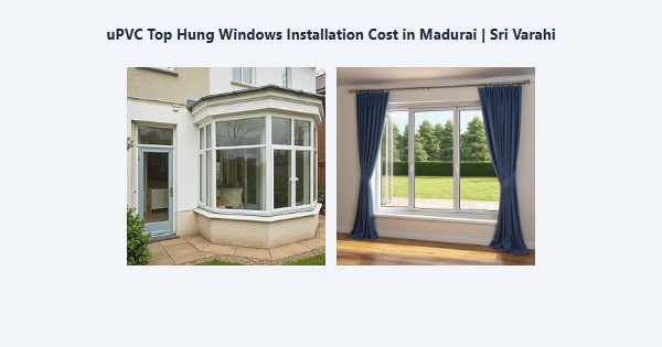 Best uPVC Top Hung Windows Installation Cost in Madurai | Sri Varahi