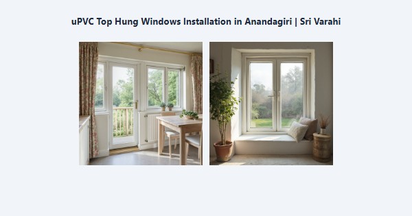 Best uPVC Top Hung Windows Installation in Anandagiri, Kodaikanal | Sri Varahi