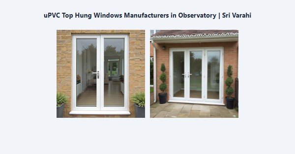 Best uPVC Top Hung Windows Manufacturers in Observatory, Kodaikanal | Sri Varahi