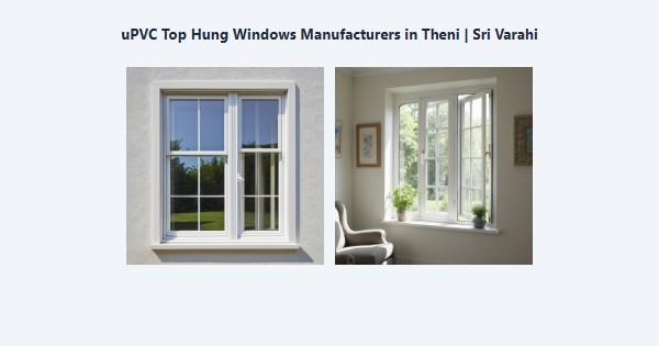Best uPVC Top Hung Windows Manufacturers in Theni | Sri Varahi