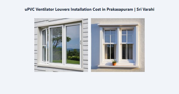 Best uPVC Ventilator Louvers Installation Cost in Prakasapuram, Kodaikanal | Sri Varahi