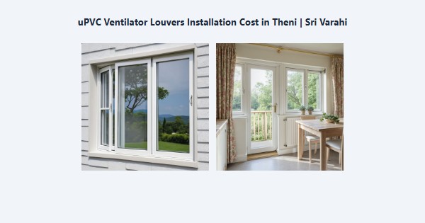 Best uPVC Ventilator Louvers Installation Cost in Theni | Sri Varahi