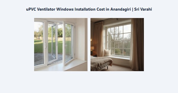 Best uPVC Ventilator Windows Installation Cost in Anandagiri, Kodaikanal | Sri Varahi
