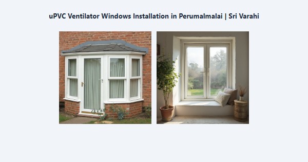 Best uPVC Ventilator Windows Installation in Perumalmalai, Kodaikanal | Sri Varahi