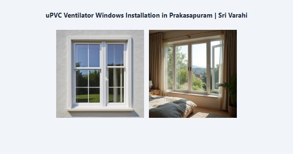 Best uPVC Ventilator Windows Installation in Prakasapuram, Kodaikanal | Sri Varahi