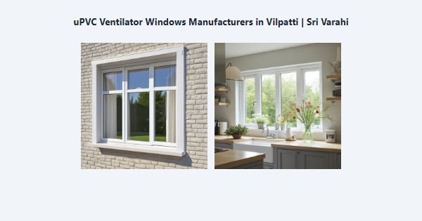 Best uPVC Ventilator Windows Manufacturers in Vilpatti, Kodaikanal | Sri Varahi