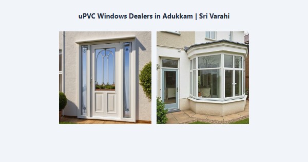 Best uPVC Windows Dealers in Adukkam, Kodaikanal | Sri Varahi