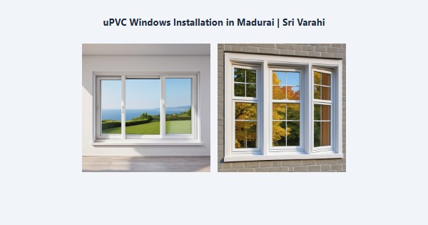 Best uPVC Windows Installation in Madurai | Sri Varahi
