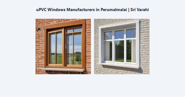Best uPVC Windows Manufacturers in Perumalmalai, Kodaikanal | Sri Varahi