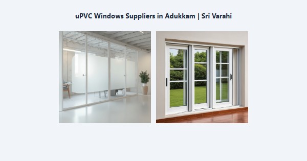 Best uPVC Windows Suppliers in Adukkam, Kodaikanal | Sri Varahi