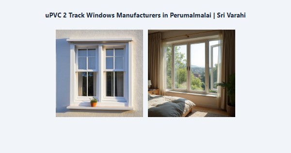 Cheap uPVC 2 Track Windows Manufacturers in Perumalmalai, Kodaikanal | Sri Varahi