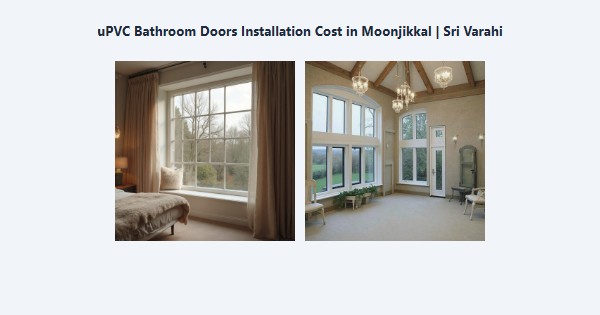 Cheap uPVC Bathroom Doors Installation Cost in Moonjikkal, Kodaikanal | Sri Varahi