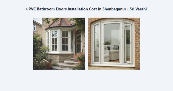 Cheap uPVC Bathroom Doors Installation Cost in Shenbaganur, Kodaikanal | Sri Varahi