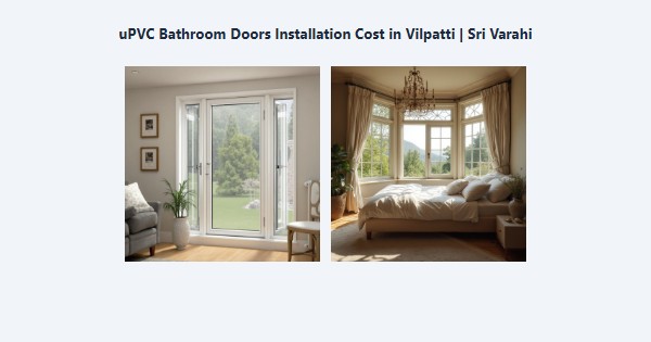 Cheap uPVC Bathroom Doors Installation Cost in Vilpatti, Kodaikanal | Sri Varahi
