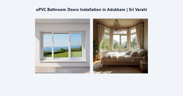 Cheap uPVC Bathroom Doors Installation in Adukkam, Kodaikanal | Sri Varahi