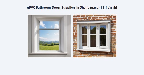 Cheap uPVC Bathroom Doors Suppliers in Shenbaganur, Kodaikanal | Sri Varahi