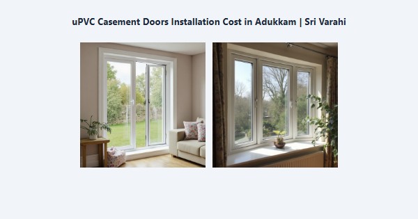 Cheap uPVC Casement Doors Installation Cost in Adukkam, Kodaikanal | Sri Varahi