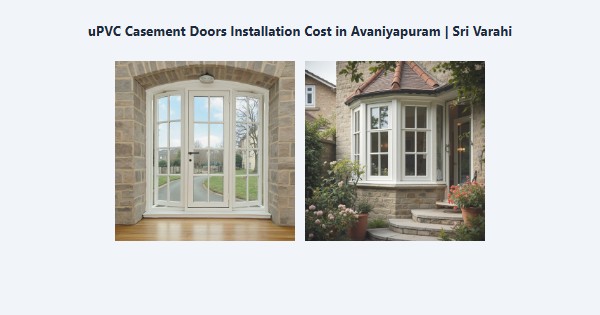 Cheap uPVC Casement Doors Installation Cost in Avaniyapuram, Madurai | Sri Varahi
