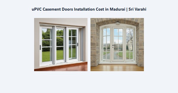 Cheap uPVC Casement Doors Installation Cost in Madurai | Sri Varahi