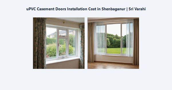Cheap uPVC Casement Doors Installation Cost in Shenbaganur, Kodaikanal | Sri Varahi