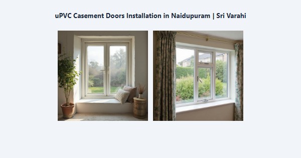 Cheap uPVC Casement Doors Installation in Naidupuram, Kodaikanal | Sri Varahi