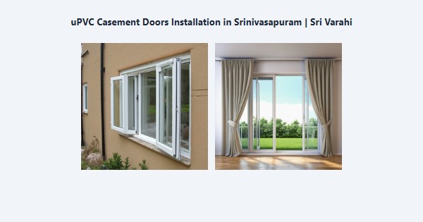 Cheap uPVC Casement Doors Installation in Srinivasapuram, Kodaikanal | Sri Varahi