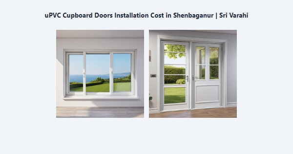 Cheap uPVC Cupboard Doors Installation Cost in Shenbaganur, Kodaikanal | Sri Varahi