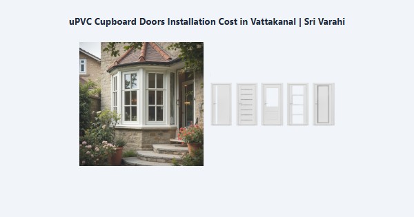 Cheap uPVC Cupboard Doors Installation Cost in Vattakanal, Kodaikanal | Sri Varahi