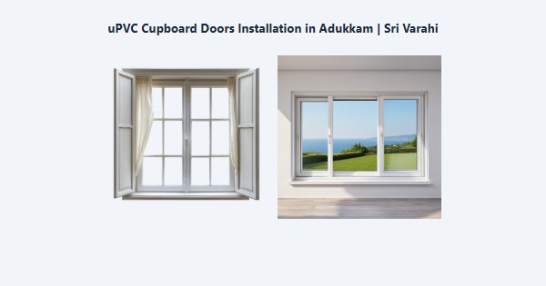 Cheap uPVC Cupboard Doors Installation in Adukkam, Kodaikanal | Sri Varahi