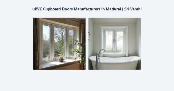 Cheap uPVC Cupboard Doors Manufacturers in Madurai | Sri Varahi