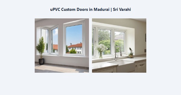 Cheap uPVC Custom Doors in Madurai | Sri Varahi
