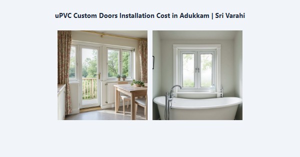 Cheap uPVC Custom Doors Installation Cost in Adukkam, Kodaikanal | Sri Varahi