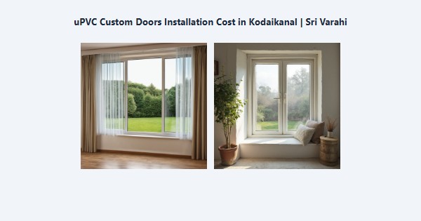 Cheap uPVC Custom Doors Installation Cost in Kodaikanal | Sri Varahi