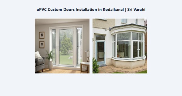 Cheap uPVC Custom Doors Installation in Kodaikanal | Sri Varahi