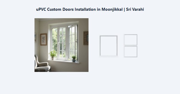 Cheap uPVC Custom Doors Installation in Moonjikkal, Kodaikanal | Sri Varahi
