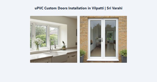 Cheap uPVC Custom Doors Installation in Vilpatti, Kodaikanal | Sri Varahi