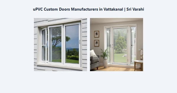 Cheap uPVC Custom Doors Manufacturers in Vattakanal, Kodaikanal | Sri Varahi