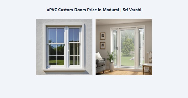 Cheap uPVC Custom Doors Price in Madurai | Sri Varahi