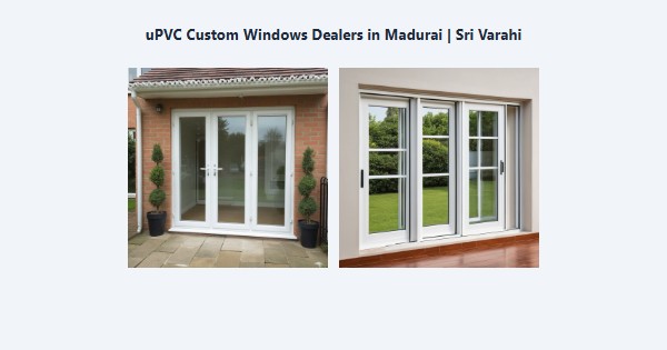 Cheap uPVC Custom Windows Dealers in Madurai | Sri Varahi