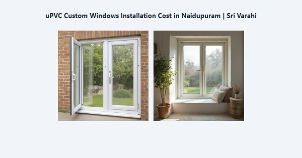 Cheap uPVC Custom Windows Installation Cost in Naidupuram, Kodaikanal | Sri Varahi