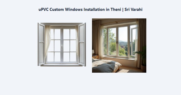 Cheap uPVC Custom Windows Installation in Theni | Sri Varahi